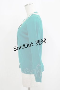 画像2: Emily Temple cute / チュールカラーカーデ  グリーン H-25-09-12-045-ET-TO-KB-ZH