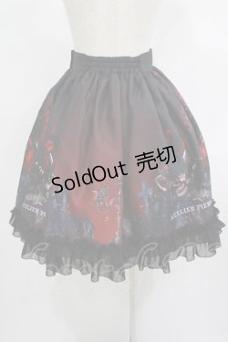 画像3: ATELIER PIERROT / Rose Gardenスカート  ダークレッド H-25-09-12-005-EL-SK-KB-ZH