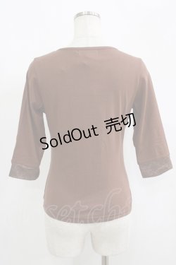 画像3: RQ-BL / シアー切替トップス S 茶 H-25-09-12-047-GO-TO-KB-ZH