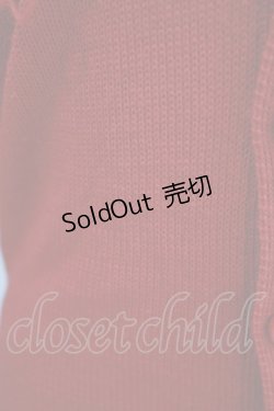 画像5: SEXY DYNAMITE LONDON / ダメージニットカーディガン M ピンクレッド H-25-09-12-051-PU-TO-KB-ZH