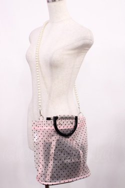 画像1: Ank Rouge / パールドットポシェット  ピンク H-25-09-12-1032-CA-BG-NS-ZH