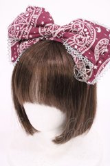 metamorphose / Magical moon light リボンカチューシャ  ミスティックワイン H-25-09-12-1035-ME-AC-NS-ZH