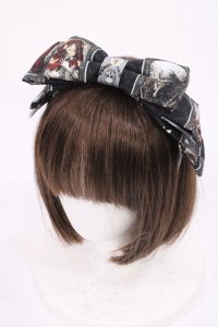 Royal Princess Alice / Little Red Riding Hood Tarot〜赤ずきんのタロット〜 粟木こぼねコラボ カチューシャ  ブラック H-25-09-12-1036-LO-AC-NS-ZH