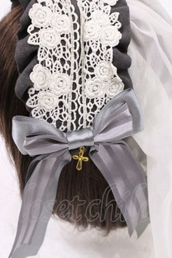 画像2: metamorphose / クラシカルシスターカチューシャ  グレー H-25-09-12-1038-ME-AC-NS-ZH