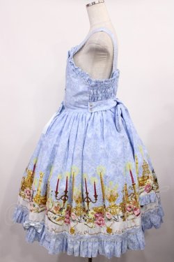 画像2: metamorphose / 【プラスサイズ】dim lightジャンパースカート+ヘッドドレスセット プラスサイズ サックス H-25-09-12-1005-ME-OP-NS-ZH