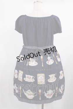 画像2: Innocent World / ティータイムワンピース M ネイビー H-25-09-12-1007-IW-OP-NS-ZH