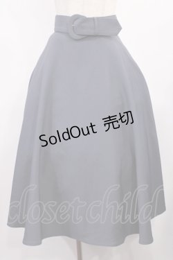 画像1: an another angelus / 変形バックルベルトサーキュラースカート Free BLUE H-25-09-12-1010-CA-SK-NS-ZH