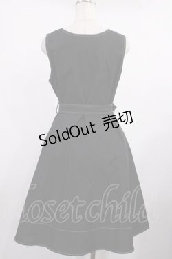 画像2: Fi.n.t / ステッチ使いトレンチ風ジャンパースカート Free BLACK H-25-09-12-1011-CA-OP-NS-ZH