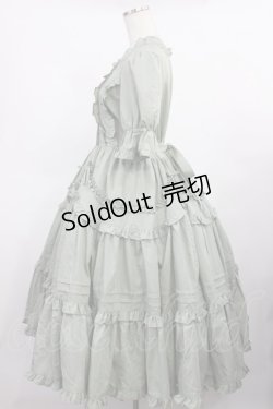 画像2: Chalmiere / フリルロングワンピース M グリーン H-25-09-12-1002-LO-OP-NS-ZH