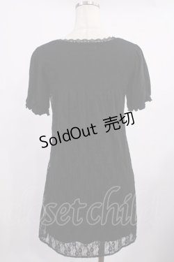 画像2: Bubbles / レースドッキングワンピース Free ブラック H-25-09-12-1016-CA-OP-NS-ZH