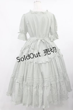 画像3: Chalmiere / フリルロングワンピース M グリーン H-25-09-12-1002-LO-OP-NS-ZH