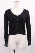 F&A / スカラップレースニットカーディガン Free BLACK H-25-09-12-1021-LO-TO-NS-ZH