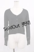 F&A / スカラップレースニットカーディガン Free BLACK H-25-09-12-1021-LO-TO-NS-ZH