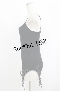 画像2: WIDOW / ガーターキャミソール  黒 H-25-09-12-056-PU-TO-KB-ZH