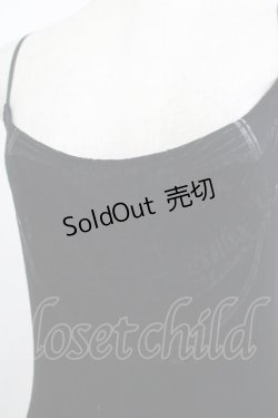 画像4: WIDOW / ガーターキャミソール  黒 H-25-09-12-056-PU-TO-KB-ZH