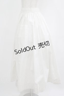 画像2: Jane Marple Dans Le Salon / Cold mercerized cloth quatre pockets skirt M アイボリー H-25-09-12-007-JM-SK-KB-ZH