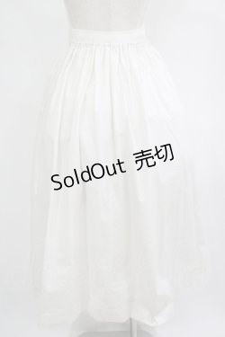 画像3: Jane Marple Dans Le Salon / Cold mercerized cloth quatre pockets skirt M アイボリー H-25-09-12-007-JM-SK-KB-ZH