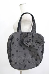 Jane Marple / Memory ribbon Jacquard bag  ブラウン H-25-09-12-061-JM-BG-KB-ZH