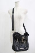 KILL STAR / MOON ZIPショルダーBAG  ブラック H-25-09-12-063-SL-BG-KB-ZH