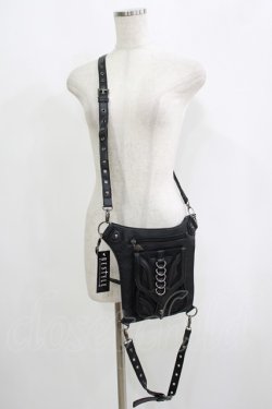 画像1: Restyle / フラップ風BAG  ブラック H-25-09-12-064-GO-BG-KB-ZH