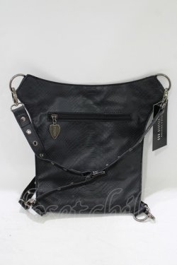 画像4: Restyle / フラップ風BAG  ブラック H-25-09-12-064-GO-BG-KB-ZH