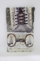 abilletage / Ankle Decoration Heart&Spadeタイツ  アイボリー H-25-09-12-066-GO-ZA-KB-ZH