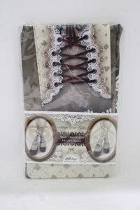 abilletage / Ankle Decoration Heart&Spadeタイツ  アイボリー H-25-09-12-066-GO-ZA-KB-ZH