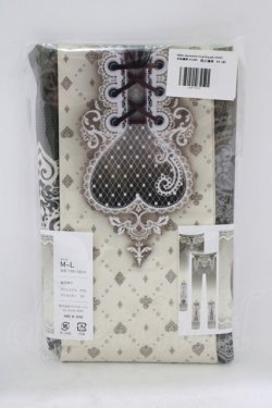 画像2: abilletage / Ankle Decoration Heart&Spadeタイツ  アイボリー H-25-09-12-066-GO-ZA-KB-ZH