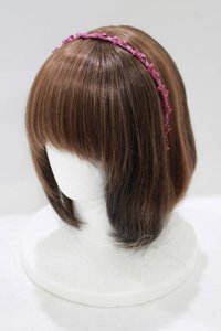 Jane Marple / ブレードリボンカチューシャ  ローズ H-25-09-12-073-JM-AC-KB-ZH