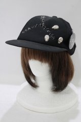 STIGMATA / ダメージカスタムキャップ  黒 H-25-09-12-075-GO-AC-KB-ZH