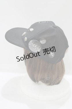 画像2: STIGMATA / ダメージカスタムキャップ  黒 H-25-09-12-075-GO-AC-KB-ZH