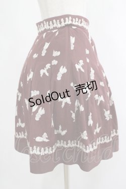 画像2: Jane Marple / プードルタックスカート  ワイン H-25-09-12-010-JM-SK-KB-ZH