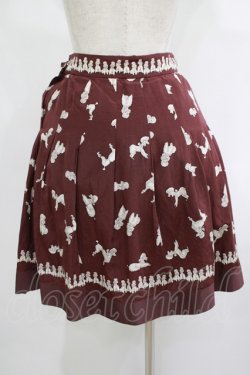 画像3: Jane Marple / プードルタックスカート  ワイン H-25-09-12-010-JM-SK-KB-ZH