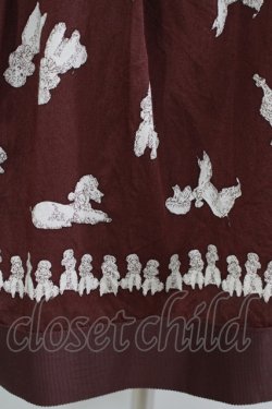 画像4: Jane Marple / プードルタックスカート  ワイン H-25-09-12-010-JM-SK-KB-ZH