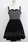 PUNK RAVE / Swallow gird stitching suspenders punk little black dress XS 黒 H-25-09-12-014-PU-OP-KB-ZH