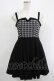 画像1: PUNK RAVE / Swallow gird stitching suspenders punk little black dress XS 黒 H-25-09-12-014-PU-OP-KB-ZH (1)