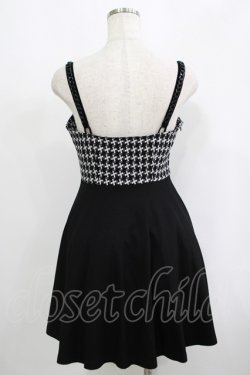 画像3: PUNK RAVE / Swallow gird stitching suspenders punk little black dress XS 黒 H-25-09-12-014-PU-OP-KB-ZH