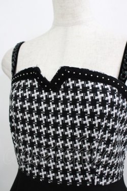 画像4: PUNK RAVE / Swallow gird stitching suspenders punk little black dress XS 黒 H-25-09-12-014-PU-OP-KB-ZH