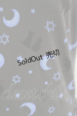 画像5: Candy Stripper / CATプリント切替ワンピース  黒 H-25-09-12-015-PU-OP-KB-ZH