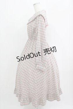 画像2: merry jenny / フリルカラーチェックワンピース  グリーン H-25-09-12-002-LO-OP-KB-ZH