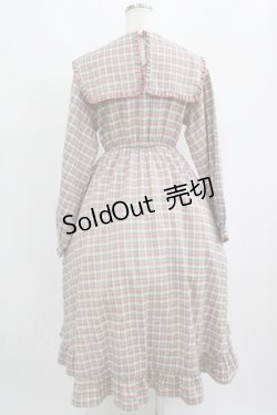 画像3: merry jenny / フリルカラーチェックワンピース  グリーン H-25-09-12-002-LO-OP-KB-ZH