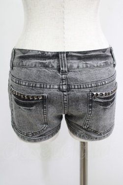 画像3: GHOST of HARLEM / ダメージデニムショートパンツ  グレー H-25-09-12-019-GL-PA-KB-ZH