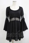 Blacklist / レースシフォンワンピース XS ブラック H-25-09-12-021-PU-OP-KB-ZH
