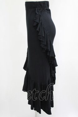 画像2: WIDOW / アシメフリルスカート  黒 H-25-09-12-022-PU-SK-KB-ZH