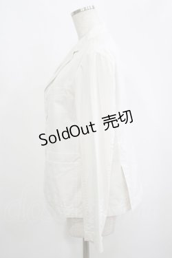 画像2: Jane Marple / Twill typewriter peasant jacket M アイボリー H-25-09-12-023-JM-JA-KB-ZH