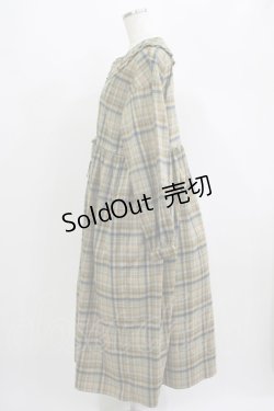 画像2: merry jenny / bear刺繍チェックワンピース  イエロー H-25-09-12-003-LO-OP-KB-ZH