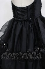 画像4: metamorphose / Mellifluous フロントあきフリルジャンパースカート サイズ1 ブラック H-25-09-13-003-ME-OP-NS-ZH (4)