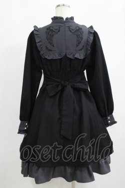 画像3: Amavel / L'Ange Dechuフィット＆フレアワンピース Free ブラック H-25-09-13-028-CA-OP-NS-ZH