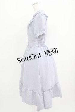 画像2: axes femme / すみれ刺繍ワンピース M ラベンダー H-25-09-13-029-AX-OP-NS-ZH