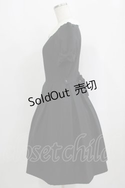 画像2: Innocent World / 半袖丸衿プレーンワンピース M ブラック H-25-09-13-031-IW-OP-NS-ZH